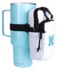 Koozie® Boho Water Bottle Pouch - White on cup